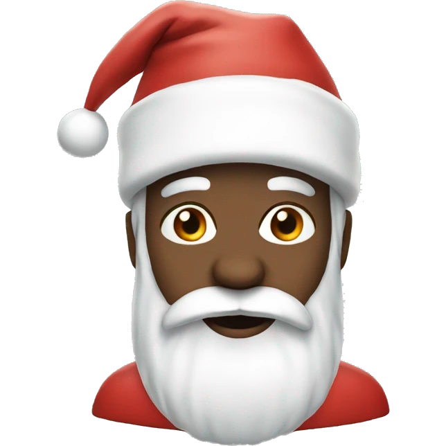 White Santa emoji