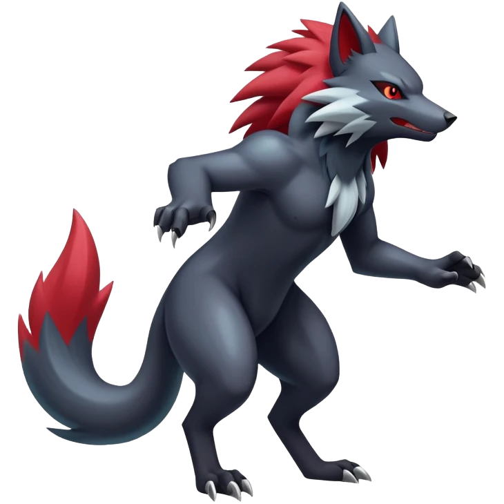 Shiny Zoroark (full body) emoji