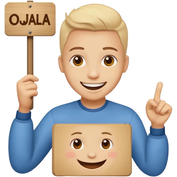 la palabra ojala  les guste emoji