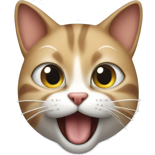 cat doing mewing streak emoji