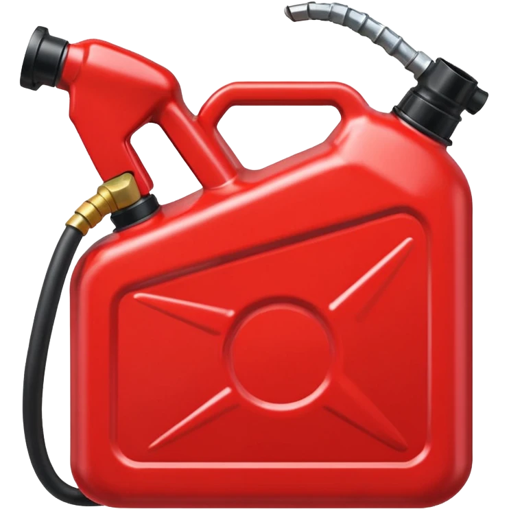 2d red gas can ios emoji with black nozzle emoji