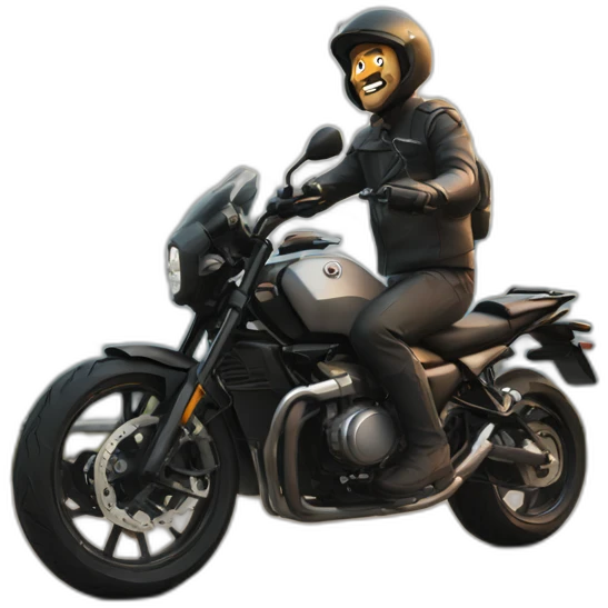 Brot auf motorrad emoji