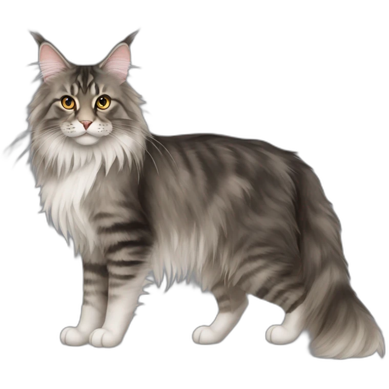 A maine coon  emoji