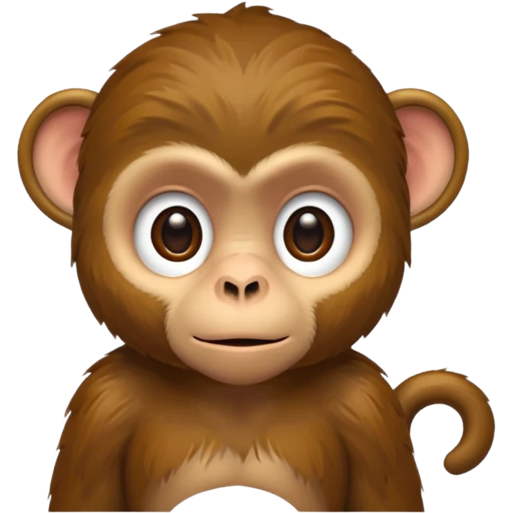 A monkey emoji