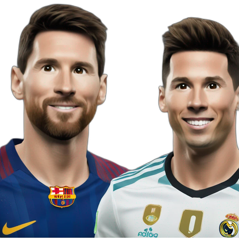 Messi y Ronaldo  emoji