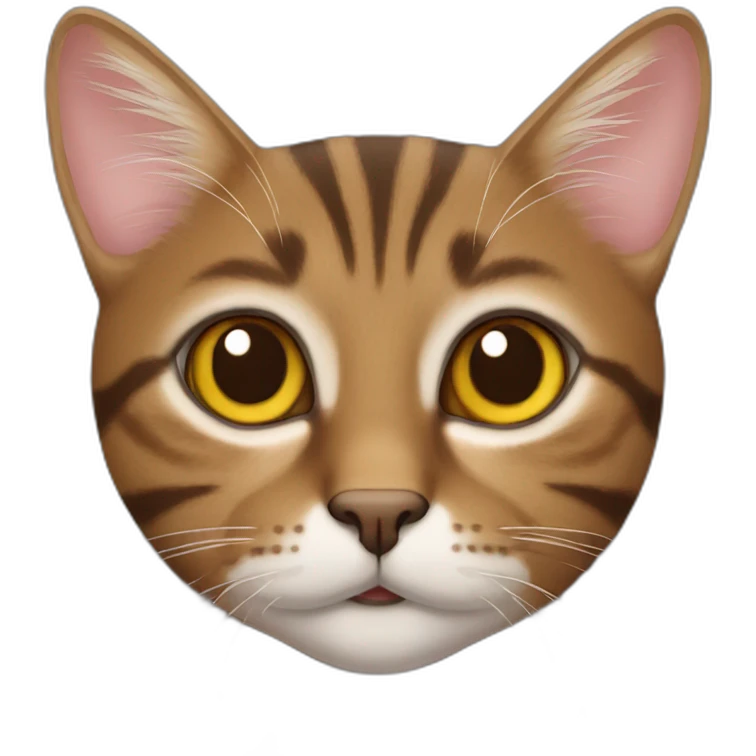 brown tabby cat emoji
