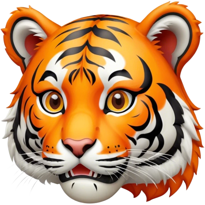 Tiger with softball kit profile picture emoji