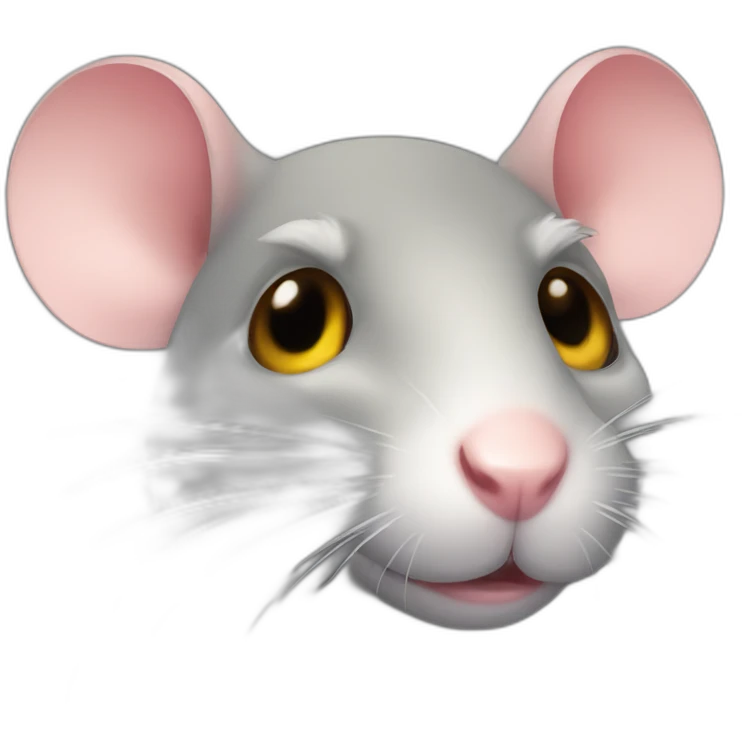 rat with Aureola emoji