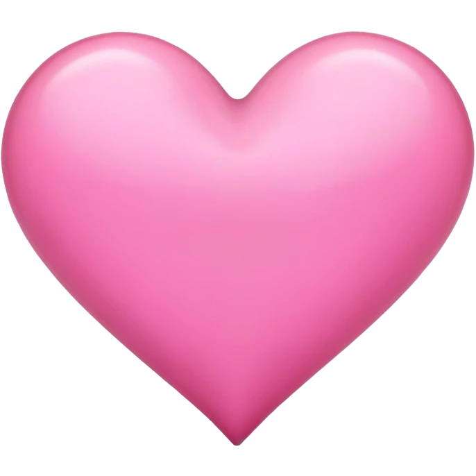 Pink heart emoji