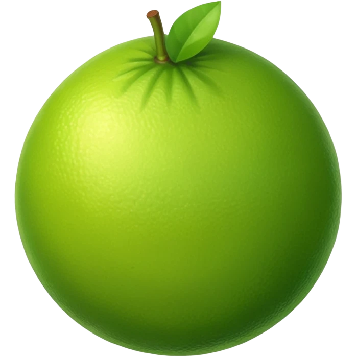 single lime emoji