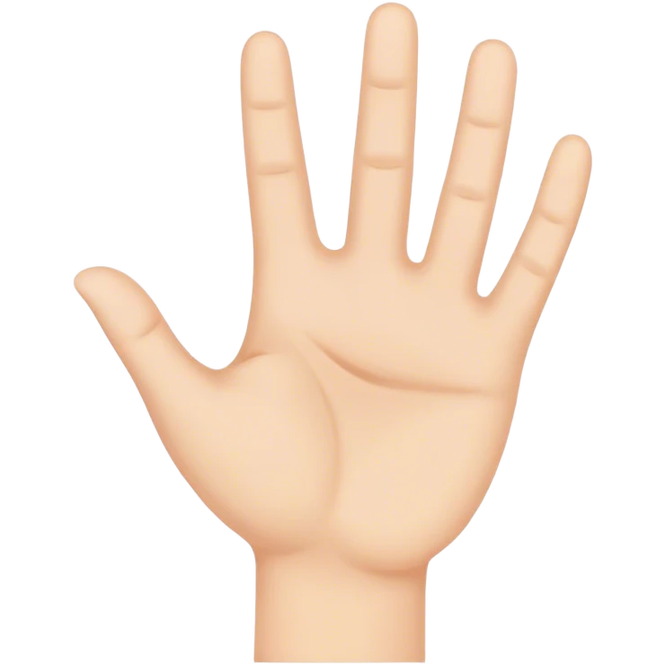 hand wave emoji