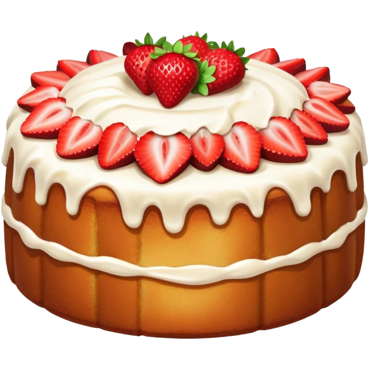 Strawberrry pound cake  emoji