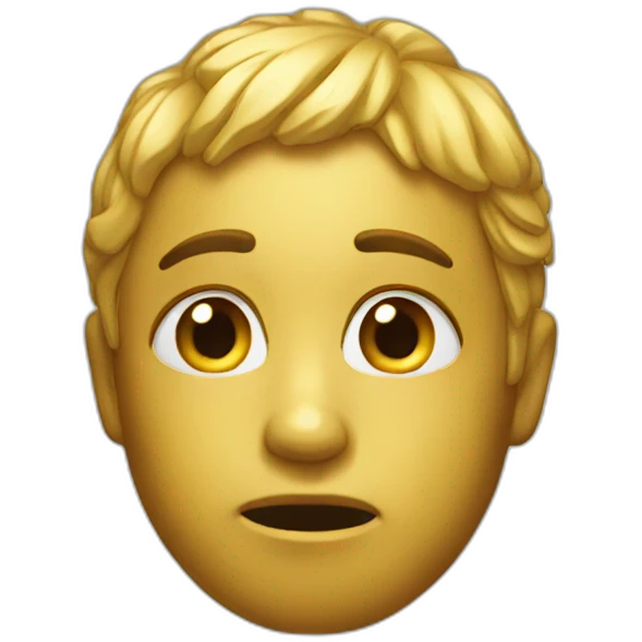 Golden tears emoji