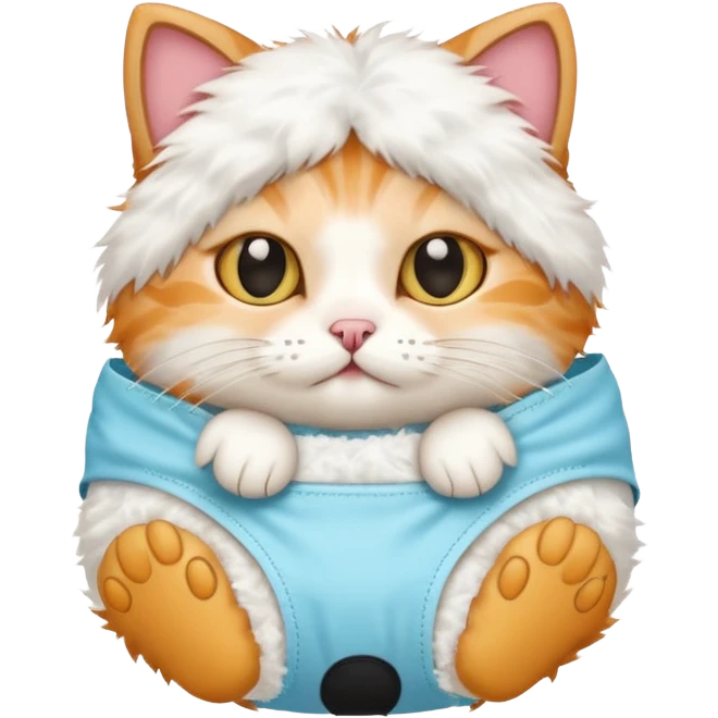 cat in a diaper emoji