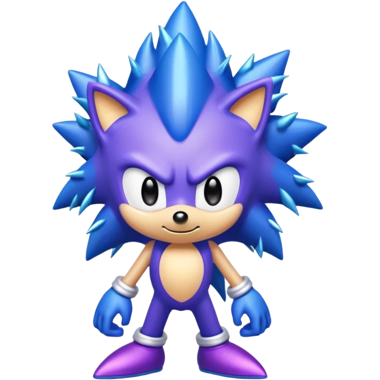 glitter purple sonic emoji