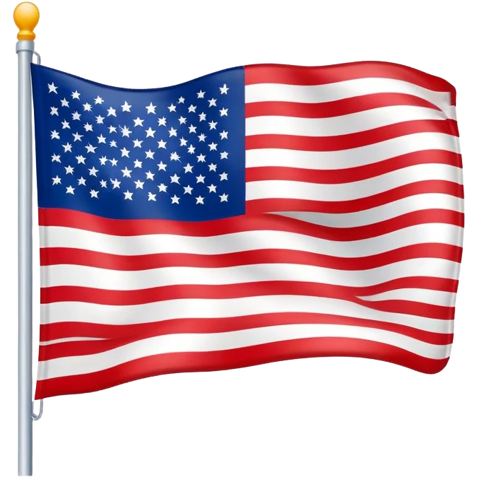 American Flag with the words "I-130" approved emoji
