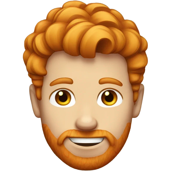ginger guy with weirdhaircut emoji