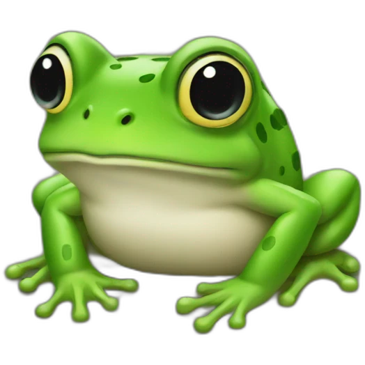 form by a frog emoji