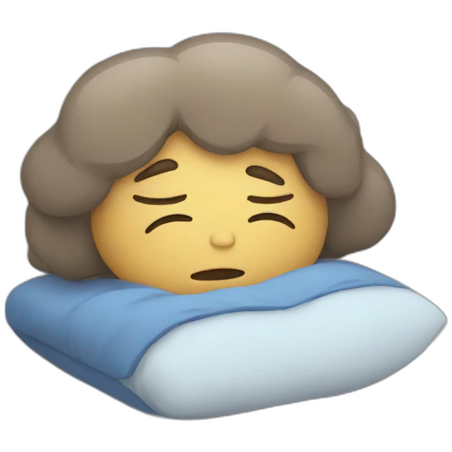 sleepy emoji