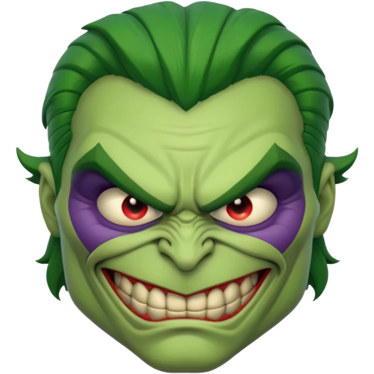Joker hulk face emoji