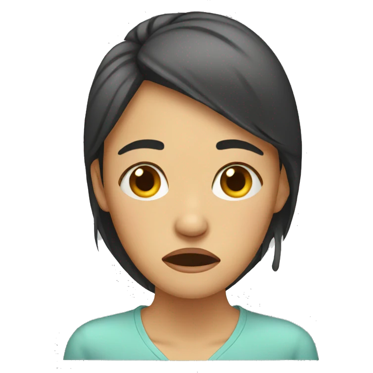 crying woman emoji