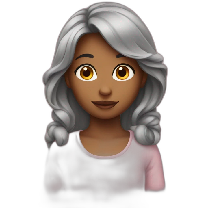 Girl in love emoji