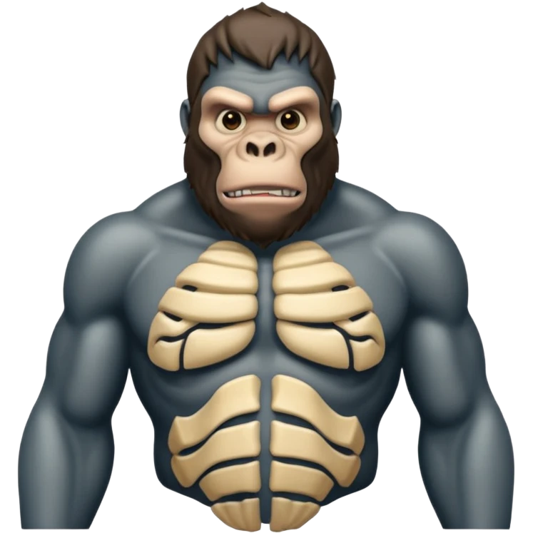 KONG ribs cage broken bones emoji
