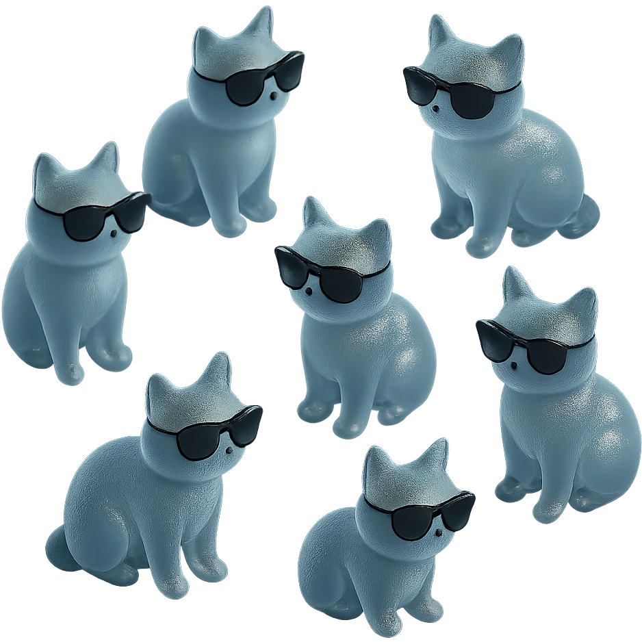 Cat wearing sunglasses emoji