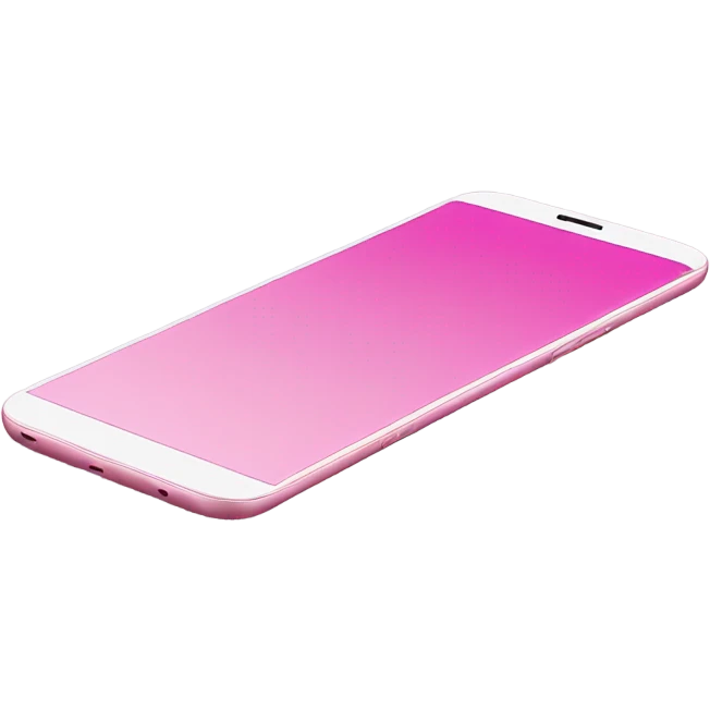 Pink phone  emoji