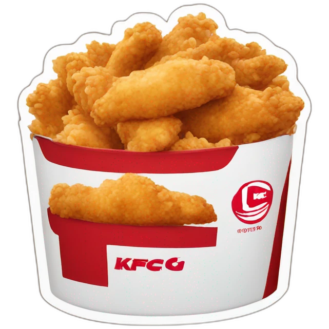 KFC menu emoji