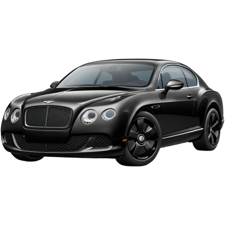 black bentley, black rims emoji
