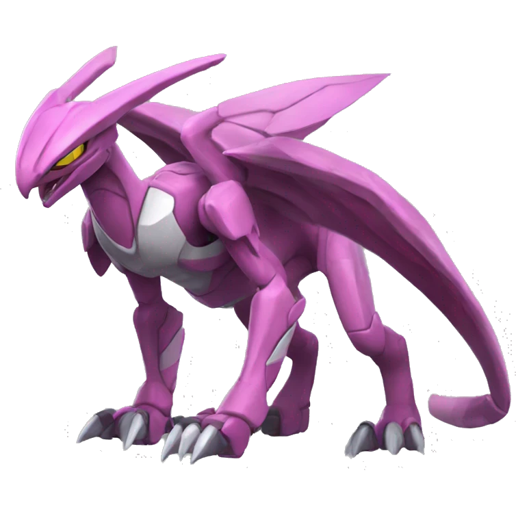  Edgy Palkia-Genesect-Raptor full body emoji