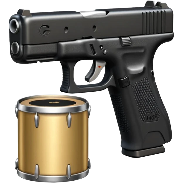 Glock 19x drum clip emoji