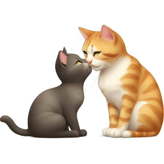 Cat kisses  emoji