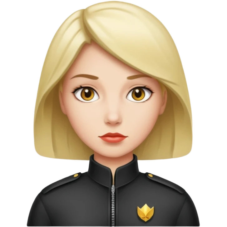 lady wearing bullet proof emoji