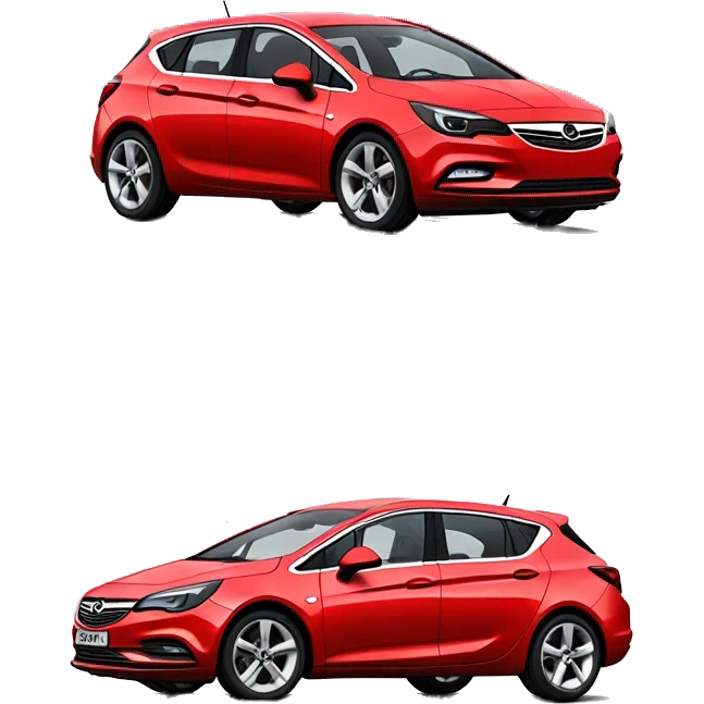 Red opel astra  emoji