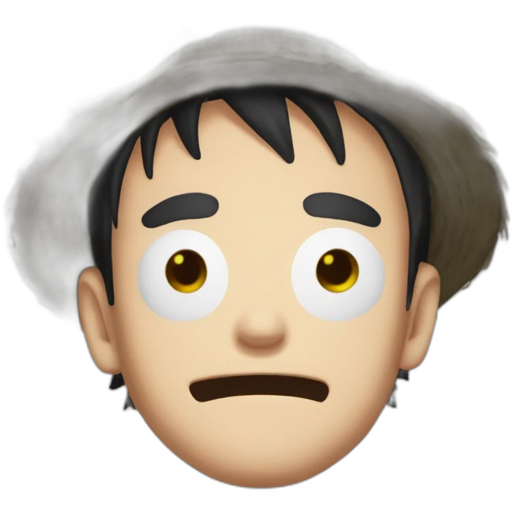 Luffy dort emoji