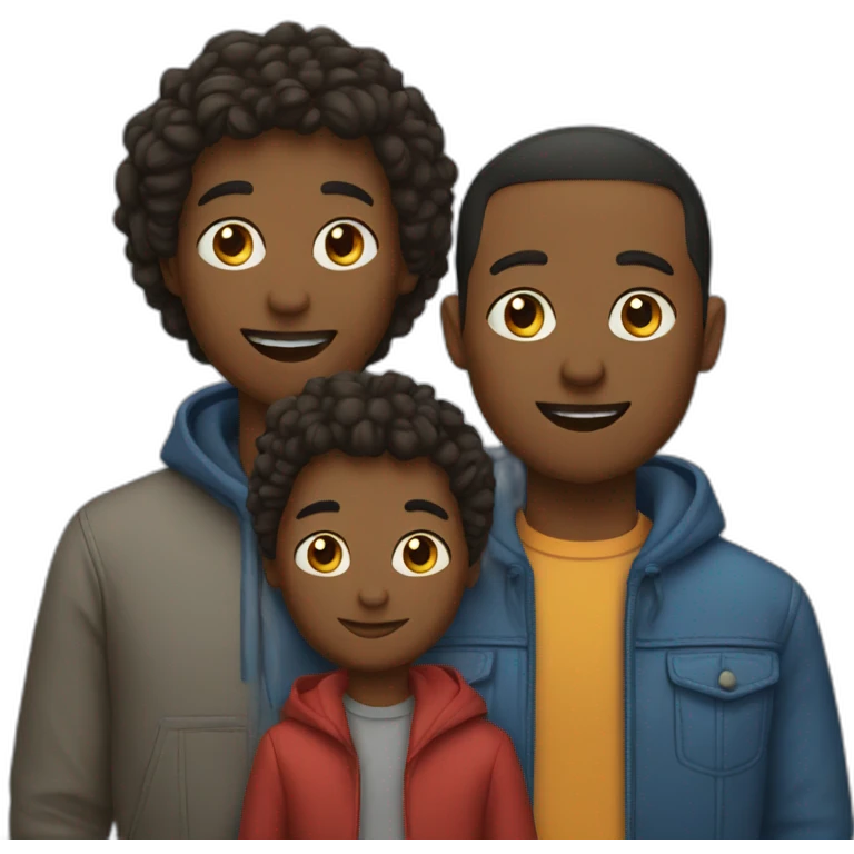parents and two sons emoji