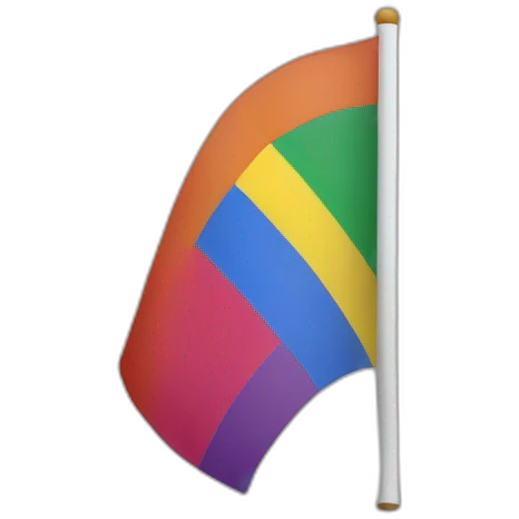 Bandera lesbiana emoji