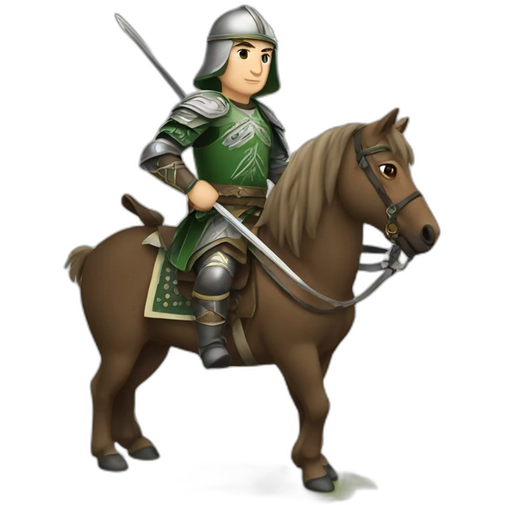 Circassian warrior emoji