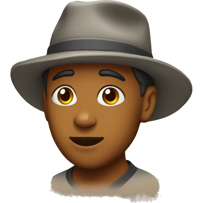 Shar with hat emoji