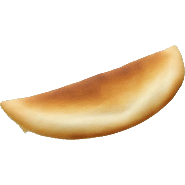 dosa on banana leaf emoji