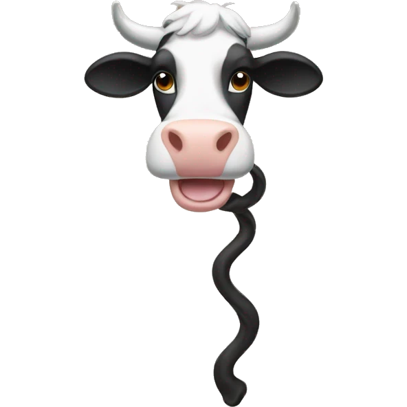 a cow whip emoji