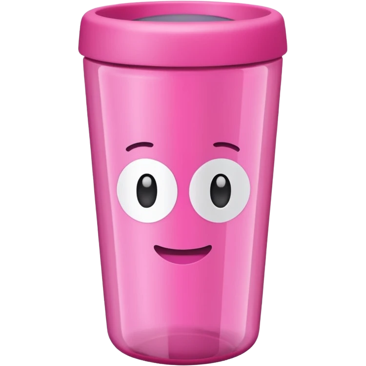 pink tumbler emoji