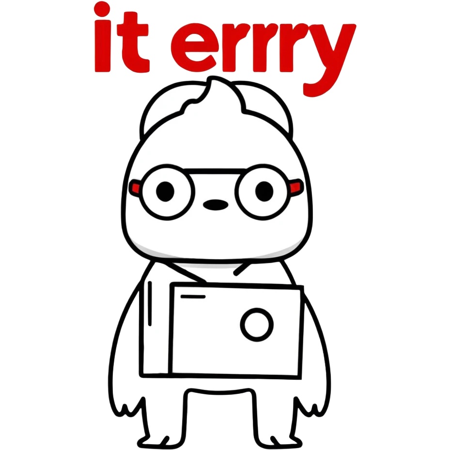 Red letters that say “I’m terry” emoji