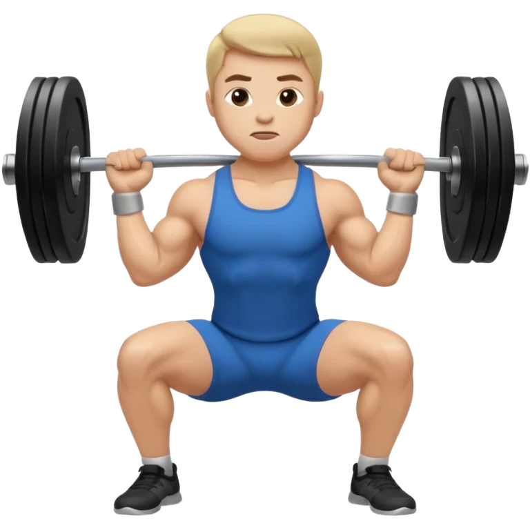 barbell squat emoji