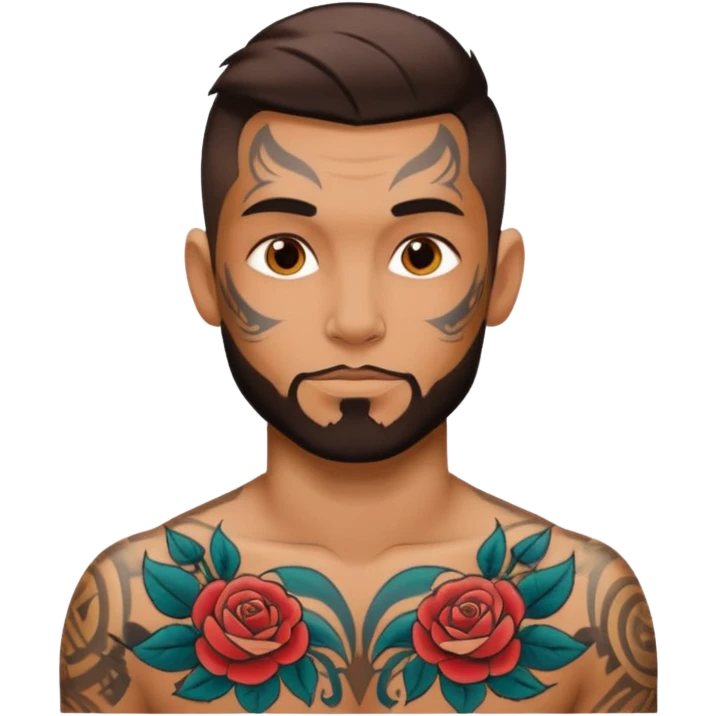 a tatooed man emoji