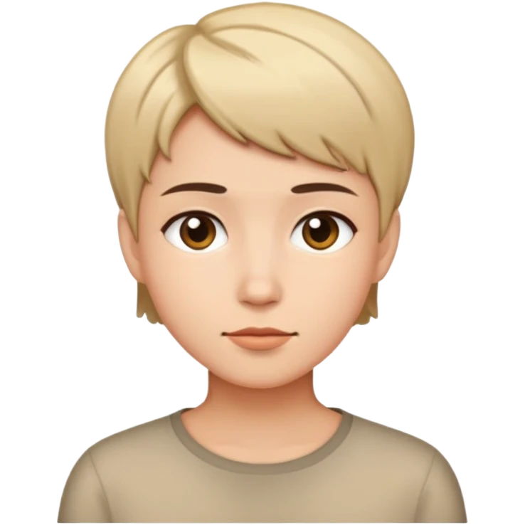 Pelo corto emoji