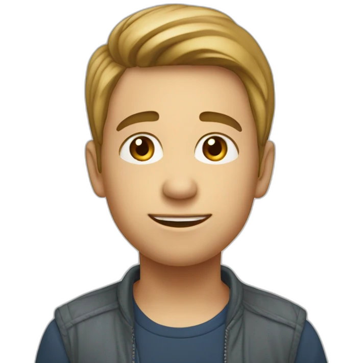 Petit garçon cherchant son père emoji
