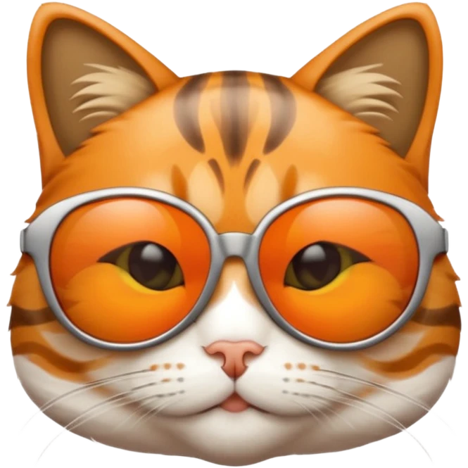 Cat wearing sunglasses emoji